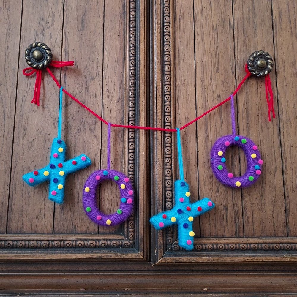 XOXO (It's code for hugs and kisses!)